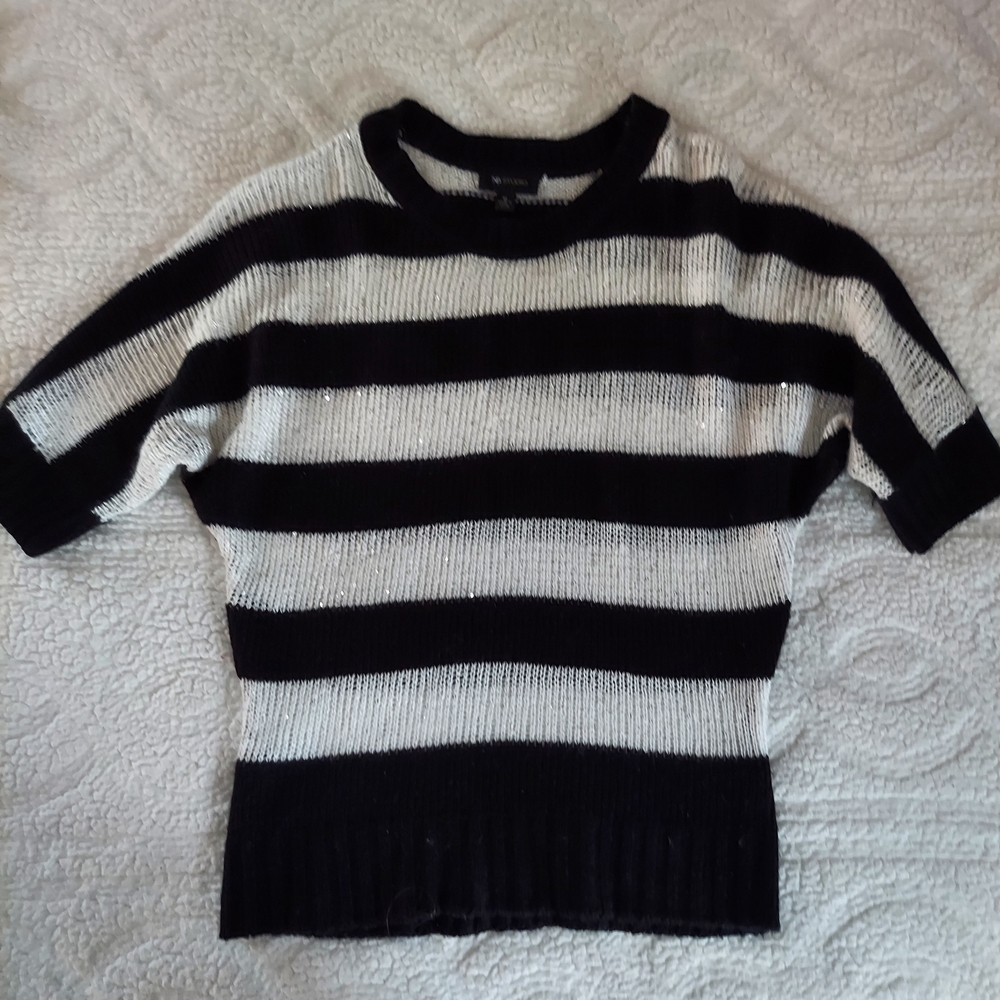 AB Studio Monochrome Knit Top